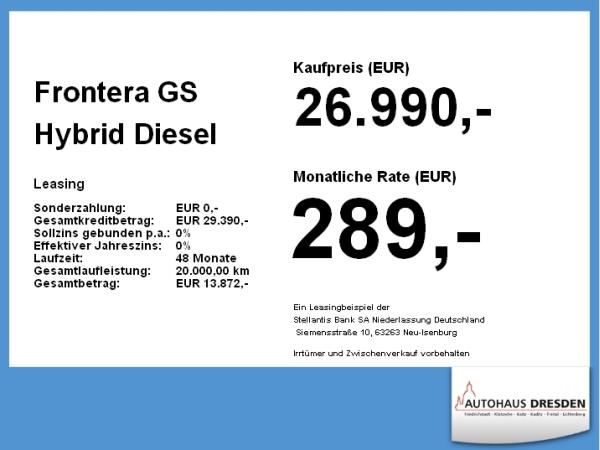 Opel Frontera GS Hybrid