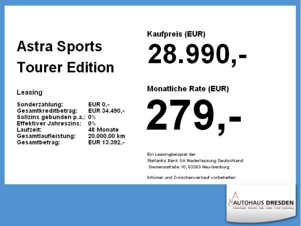 Opel Astra Sports Tourer Edition MHEV