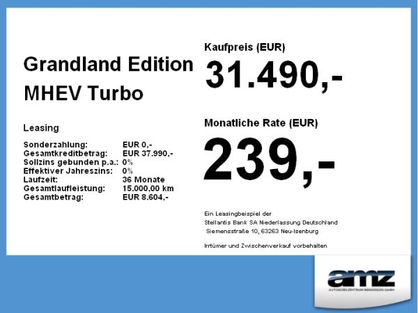 Opel Grandland Edition MHEV