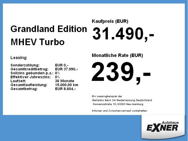 Opel Grandland Edition MHEV