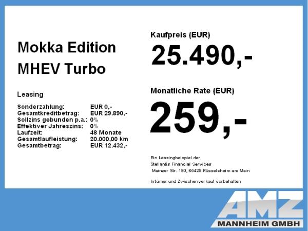 Opel Mokka Edition MHEV