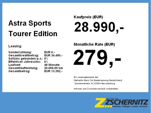 Opel Astra Sports Tourer Edition MHEV