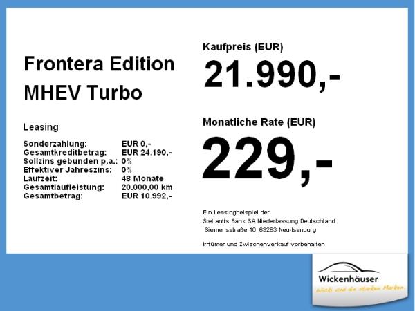 Opel Frontera Edition MHEV