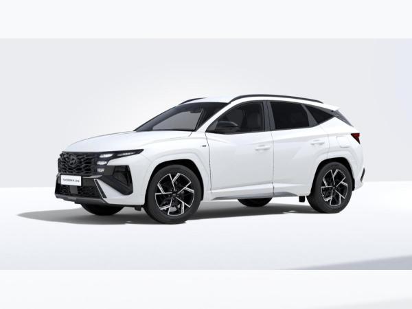 Hyundai TUCSON N-Line "Gewerbekracher" Hybrid 239 PS DCT Atlas Weiß