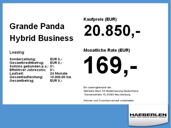 Fiat Grande Panda Hybrid Business Edt. Autom. *LED+PDC