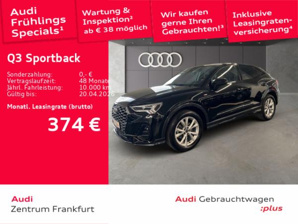 Audi Q3 Sportback 35 TFSI S tronic S line LED Navi DAB VC Sitzheizung PDC